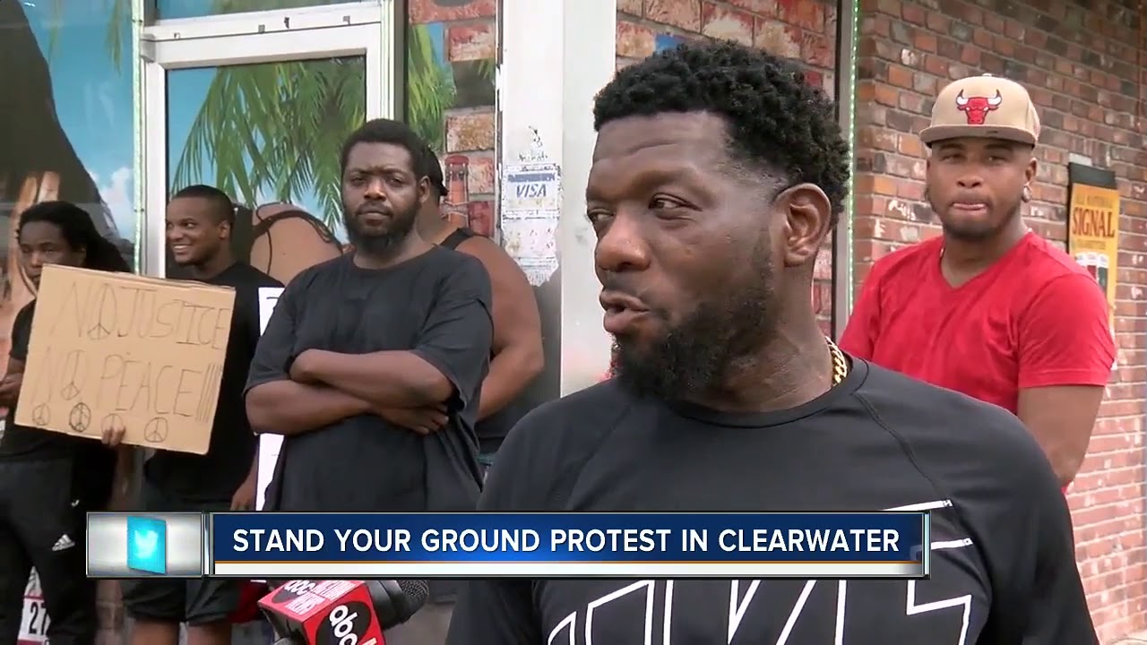 Stand your ground protest in Clearwater