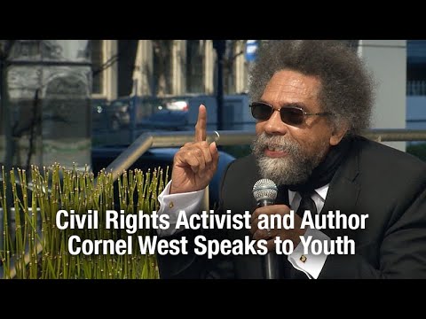 Civil Rights Activist and Author Cornel West Speaks to Youth
